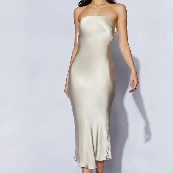 Meshki strapless slip dress (xs) - Picture 5 of 11